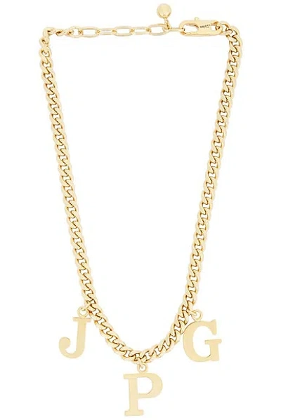 Jean Paul Gaultier Jpg Necklace In Gold