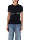 Jean Paul Gaultier Logo-lettering Cotton T-shirt In Black