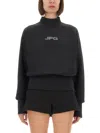 Jean Paul Gaultier Knitwear With Long Sleeves And Mock Neck In Black