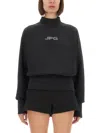 Jean Paul Gaultier Knitwear With Long Sleeves And Mock Neck In Black