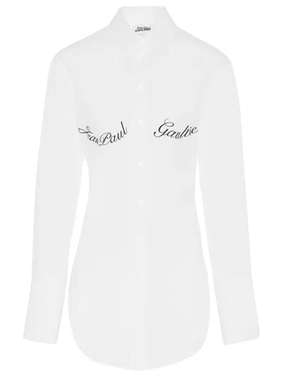 JEAN PAUL GAULTIER JPG UNDERBOOB SHIRT WOMAN WHITE
