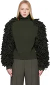 Jean Paul Gaultier Khaki 'the Loop-stitch' Sweater
