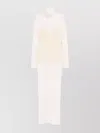 Jean Paul Gaultier Long Sleeve Dress In White