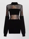 Jean Paul Gaultier Knee Length Dress Fitted Silhouette In Black