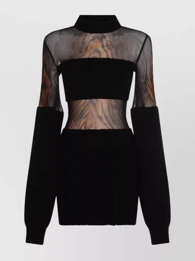 JEAN PAUL GAULTIER KNEE LENGTH DRESS FITTED SILHOUETTE