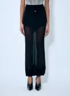 Jean Paul Gaultier Knitted Maxi Skirt In Black