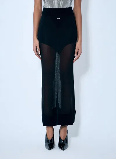 JEAN PAUL GAULTIER KNIT MAXI SKIRT