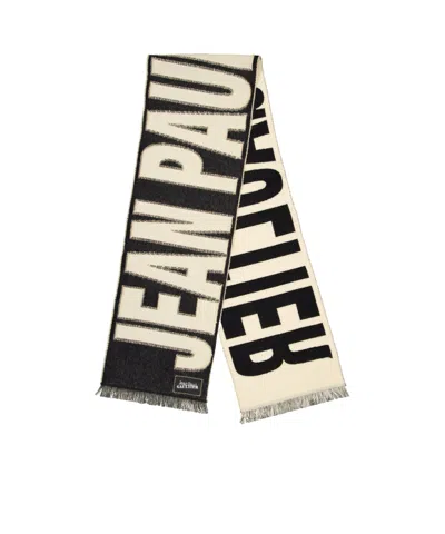 Jean Paul Gaultier Knit Scarf In Nude