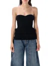 Jean Paul Gaultier Bustier Top Rib Knit