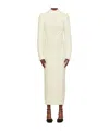 Jean Paul Gaultier Knitted Long-sleeved Dress In Neutral