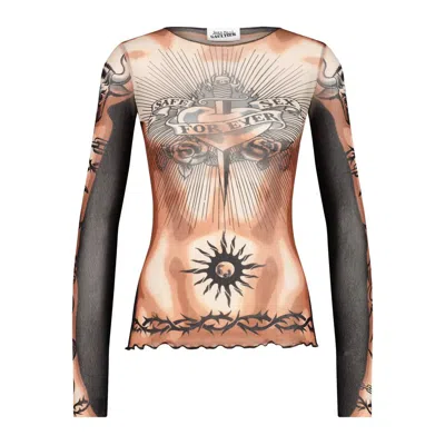 Jean Paul Gaultier Neutrals Knitwear Women In Brown