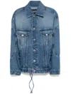 Jean Paul Gaultier Giacca In Denim In Blue