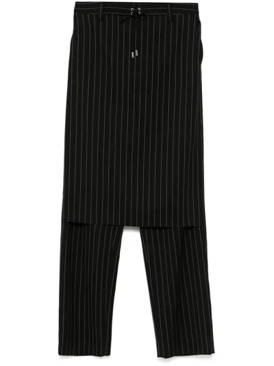 JEAN PAUL GAULTIER LACE-UP SUIT SKIRT PANT