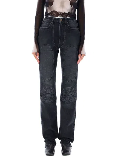 Jean Paul Gaultier High-waist Jeans In Schwarz