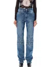 JEAN PAUL GAULTIER JEAN PAUL GAULTIER LACING KNEE BONDED JEANS