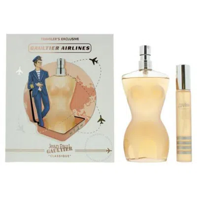 Jean Paul Gaultier Ladies Classique Gift Set Fragrances 8435415022941 In Pink/purple/orange
