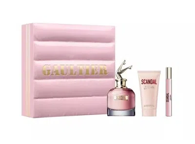 Jean Paul Gaultier Ladies Scandal Gift Set Fragrances 8435415066181 In Transparent