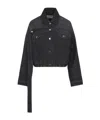 Jean Paul Gaultier Oversized Denim Jacket Women In Black