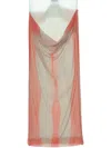 Jean Paul Gaultier Sheer Striped Midi Skirt In 中性色