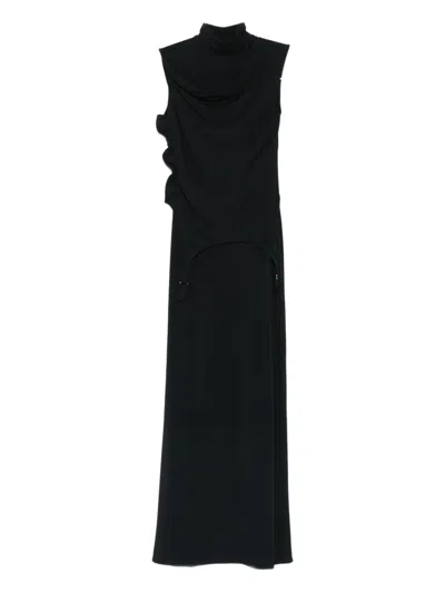 Jean Paul Gaultier Layered Dress In Black