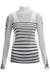 Jean Paul Gaultier Layered Top With Marinière In White
