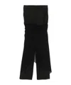Jean Paul Gaultier Layered Trousers In Black