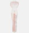 Jean Paul Gaultier Silhouette-print Maxi Dress In Palepink/dustypink