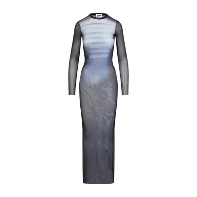 JEAN PAUL GAULTIER JEAN PAUL GAULTIER LE MÂLE CREWNECK MAXI DRESS