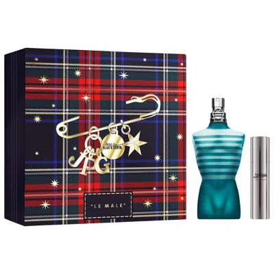 Jean Paul Gaultier Le Male Eau De Toilette Cologne & Travel Spray Duo Set 2.5/75
