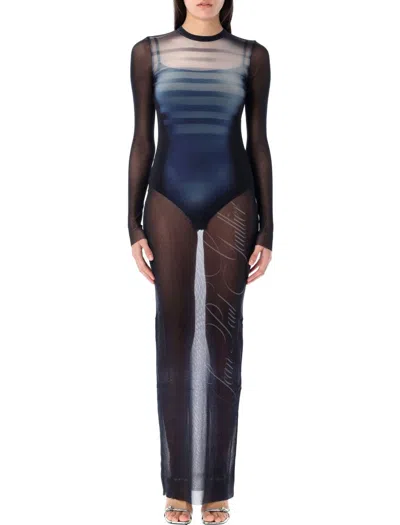 JEAN PAUL GAULTIER LE MALE MESH LONG DRESS