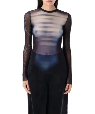 Jean Paul Gaultier Le Male Top In Blue