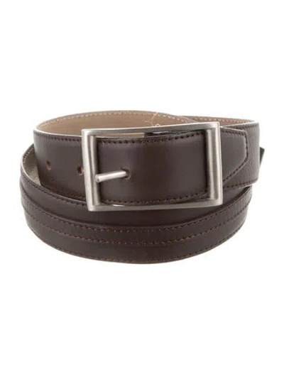Pre-owned Jean Paul Gaultier Leather Belt In Brown
