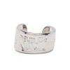 Jean Paul Gaultier Leather Bracelets In Metallic