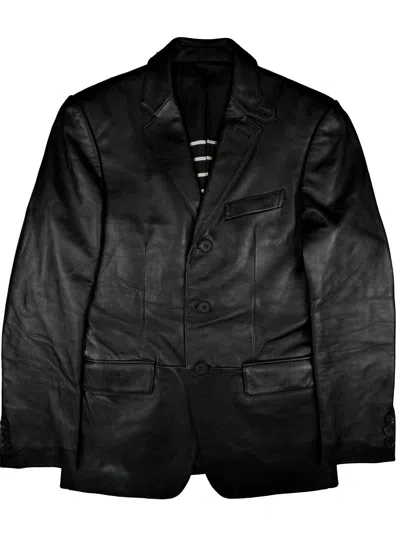 Pre-owned Jean Paul Gaultier Leather Jacket - 2000's In Black