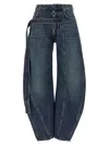 Jean Paul Gaultier Light Blue The Blue Denim Strap Jeans In Blue