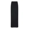 Jean Paul Gaultier Lingerie Garter Long Skirt In Black