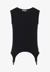 Jean Paul Gaultier Dress With Garter Detail In Black