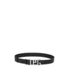 Jean Paul Gaultier Adjustable Textured Belts For Perfect Fit In Black