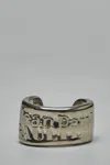 Jean Paul Gaultier Logo Bracelet In Silver