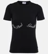 Jean Paul Gaultier Logo-lettering Cotton T-shirt In Multicoloured