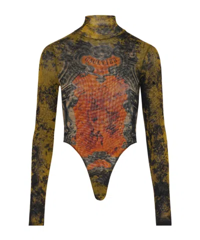 Jean Paul Gaultier Logo Detail Bodysuit