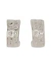 Jean Paul Gaultier Sculptural Silver Brass Earrings