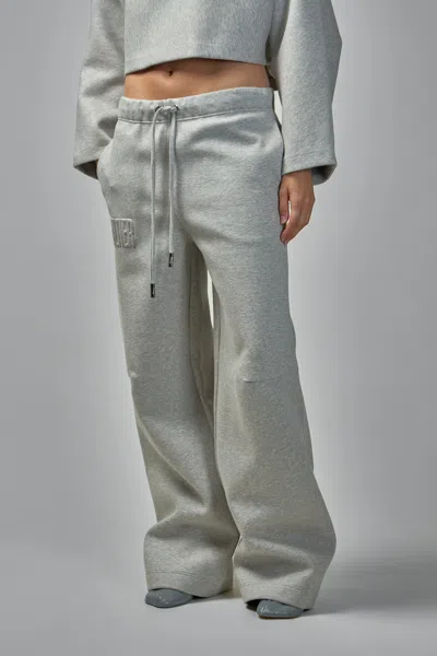 Jean Paul Gaultier Logo Embossed Jogger Pant In Gray