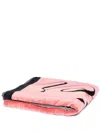 Jean Paul Gaultier Logo-intarsia Beach Towel In Pink