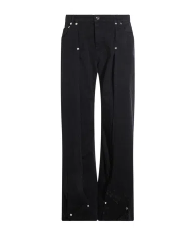 JEAN PAUL GAULTIER LOGO PATCH JEANS