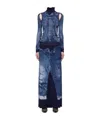 Jean Paul Gaultier Logo Print Dress