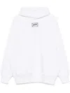 Jean Paul Gaultier Oversized Hoodie With Hood In White