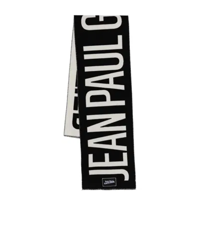 JEAN PAUL GAULTIER LOGO-PRINT SCARF