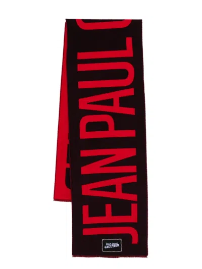 JEAN PAUL GAULTIER LOGO-PRINT SCARF