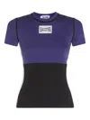 Jean Paul Gaultier Logo-print T-shirt In 紫色